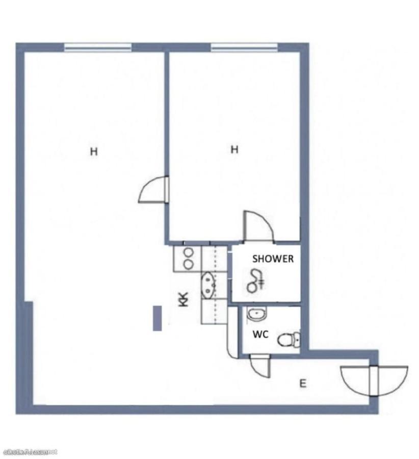 Stylish And Renovated In Punavuori Huoneisto